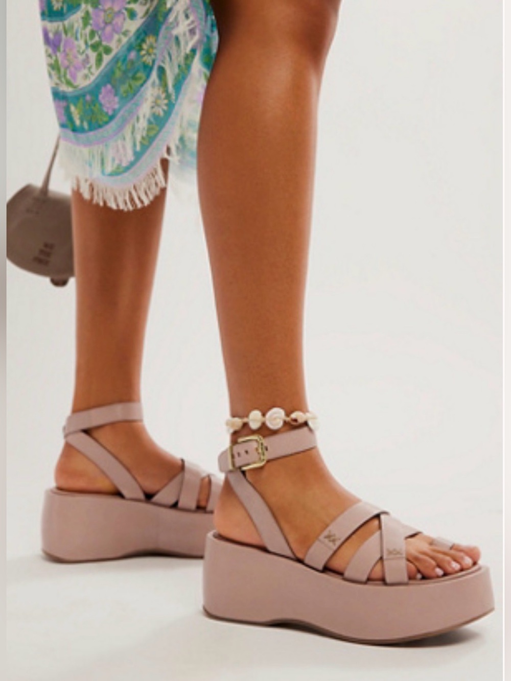 Free People Hazel Flatform Sandals Ember Size 8.5